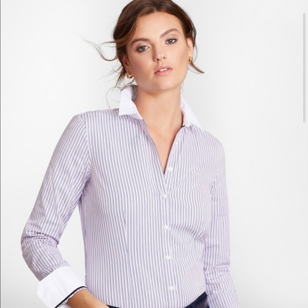 Brooks Brothers Pink Blouse